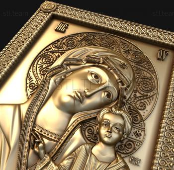 3D model Kazan Icon of the Mother of God (STL)